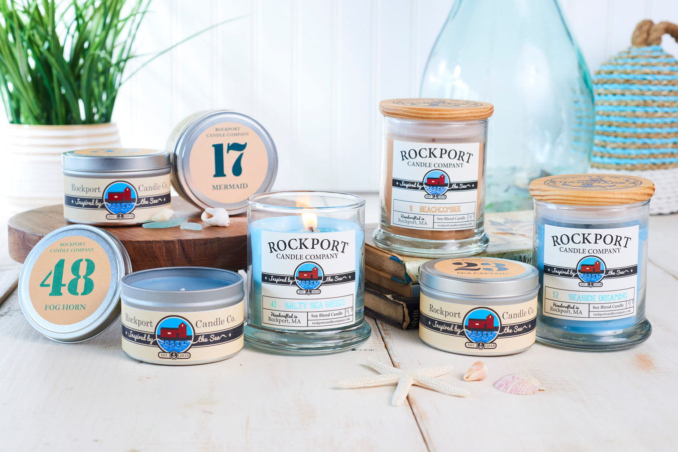 Best Selling Coastal Candles by Rockport Candle Company