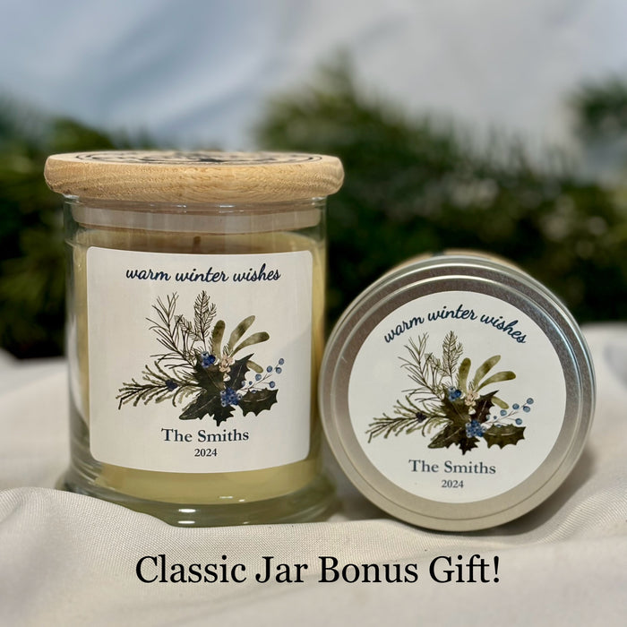 Bonus gift classic jar in Evergreen Bouquet style