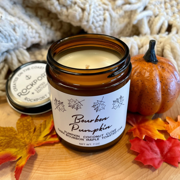 Bourbon Pumpkin candle by Rockport Candle Company