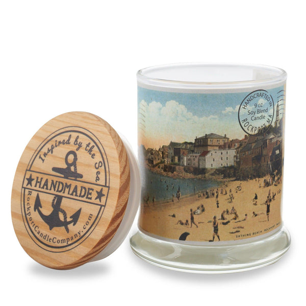 Vintage Postcard Candle - Front Beach