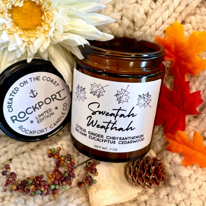 Sweatah Weathah candle by Rockport Candle Company